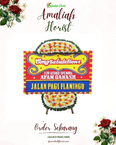 Bunga Papan Congratulation di Kasang Jaya